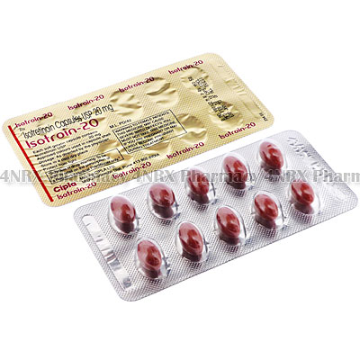 Isotroin (Isotretinoin) - 20mg (10 Capsules)