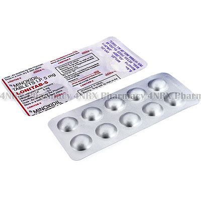 Lonitab (Minoxidil) - 5mg (10 Tablets)