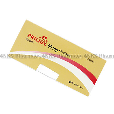 PRILIGY (Dapoxetine) -  60mg (6 Tablets) 